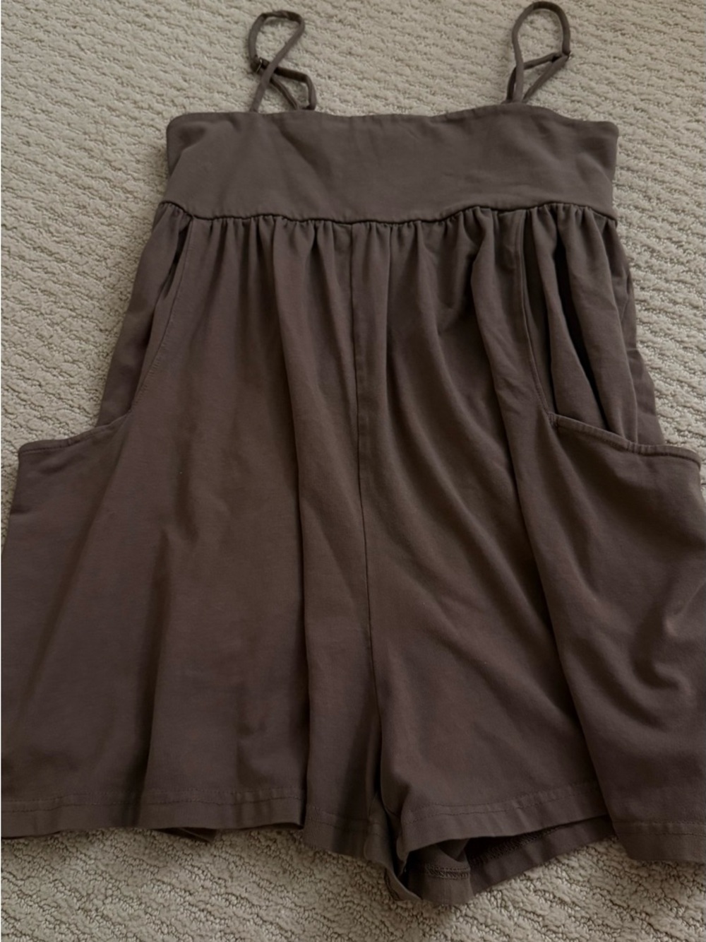 Free people hot shot strappy romper NWOT